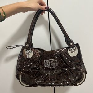 Vintage Guess Croc Shoulder Bag
